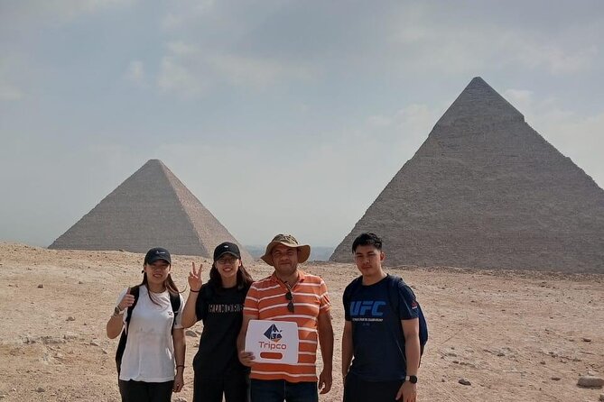 Private Tour of Giza Pyramids, Memphis, and Sakkara - Giza Pyramids Complex: seeing the Great Pyramid and Khafre up close
