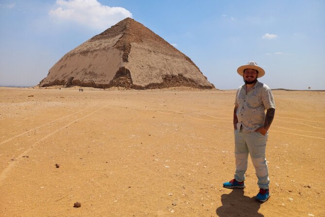 Private Tour Sakkara Memphis & Dahshur - Dahshur: Red and Bent Pyramids tied to Snefru
