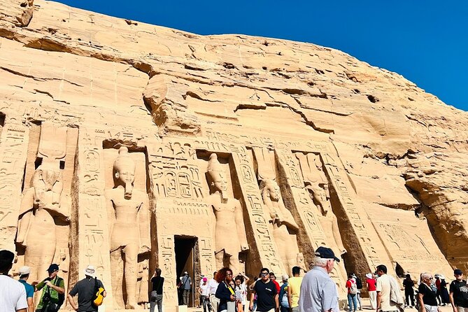 Private Tour to Abu Simbel from Aswan - Stop 2: Abu Simbel temples complex in a tight, guided window