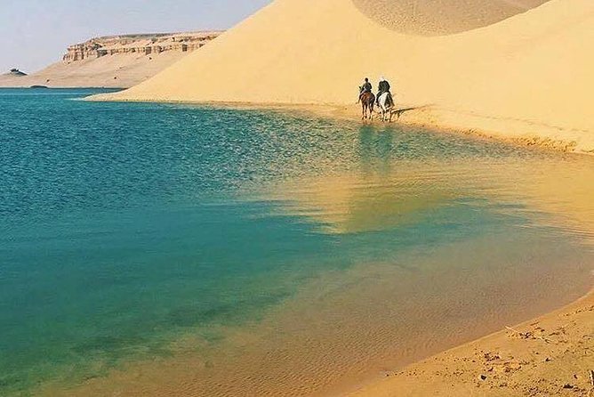 Private Tour To Fayoum Oasis, Valley Of The whales & Wadi Al Rian From Cairo. - Wadi El Rayan and Mudawara Mountain: desert water, then rock forms