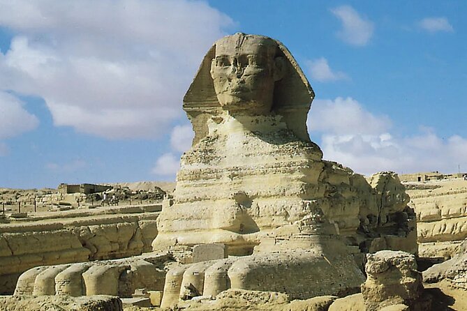Private Tour to Giza Pyramids Sphinx Memphis and Saqqara - Great Sphinx: a longer stop and ticket included for a smoother visit