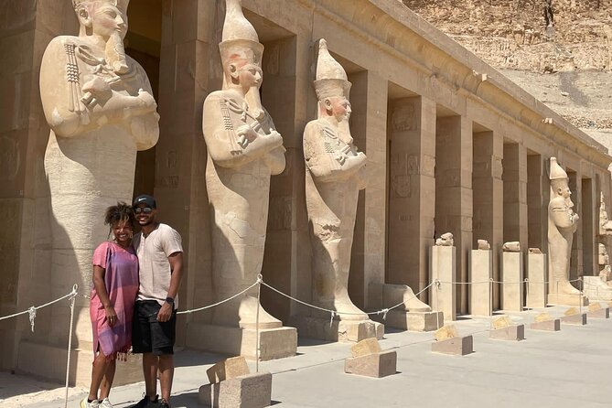Private Tour Valley king, Hatshepsut temple ,colossal statue Memnon West Luxor - Colossi of Memnon: the big statues that close the loop