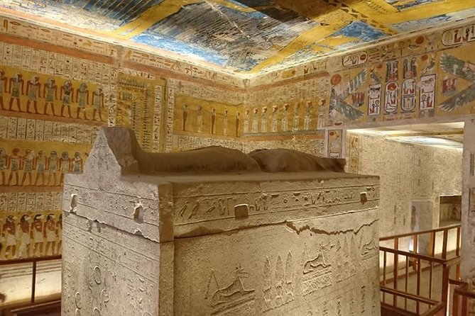 Private tour Valley of the Kings and King Tutankhamun Tomb - Ramses III in KV11: Colorful Reliefs and Strange Side Scenes