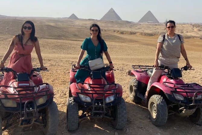 Private Tours Giza Pyramids ,Sphinx ,Quad Bike& Safari Camel Ride - 60 minutes of quad biking: the adrenaline portion done right