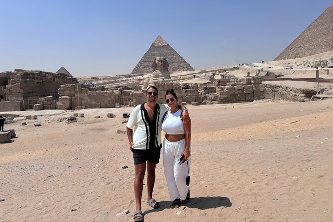 PrivateTour Visiting Giza Pyramids and The Great Sphinx - Valley Temple of Khafre: Mummification and the Ceremony Behind the Stone