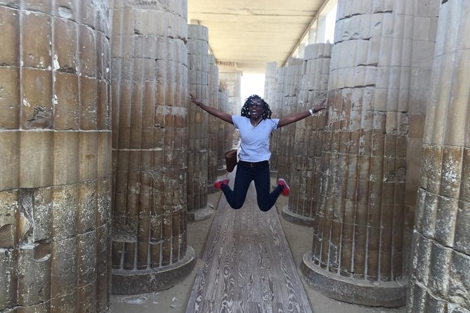 Privet Tour to Pyramids of Giza, Sphinx & Memphis and Saqqara - Saqqara and the Step Pyramid: Imhotep and King Djoser