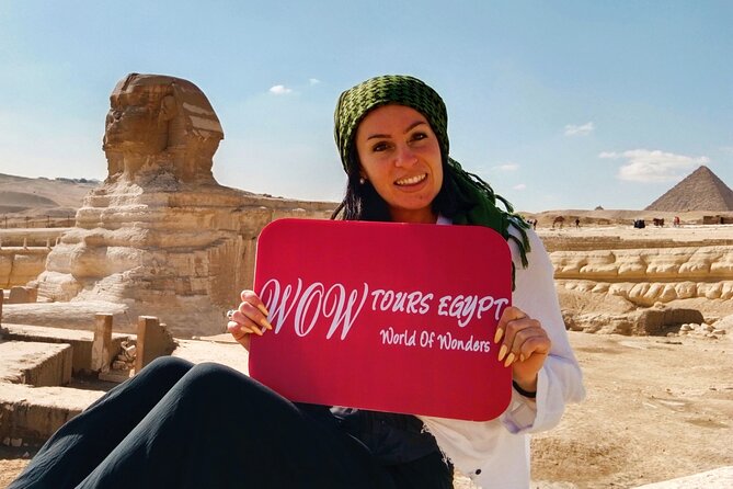 pyramids and Egyptian Museum Day tour -Car, tickets, guide, Lunch - Stop 3: The Sphinx and Valley Temple Time Slot Again