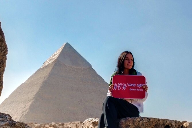 pyramids and Egyptian Museum Day tour -Car, tickets, guide, Lunch - Stop 1 at Giza: Pyramids, Chephren’s Valley Temple, and the Sphinx Area