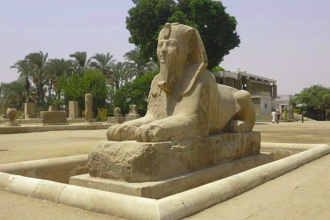 Pyramids of Egypt full day tour: Great Pyramids of Giza, Saqqara & Memphis - Pickup, air-conditioned comfort, and what lunch covers