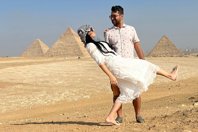 Pyramids of Giza half-day tour - Great Sphinx stop: seven theories, plus time for your best shot