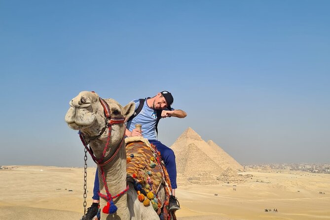 Pyramids of Giza, Sphinx, Camel ride, Lunch and tickets - Hotel pickup and the smart 4.5-hour pace