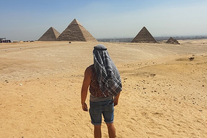 Pyramids of giza ,Sphinx,riding camel and driving a quad bick ATV. - Quad bike around Giza: 1 hour of thrill with safety guidance
