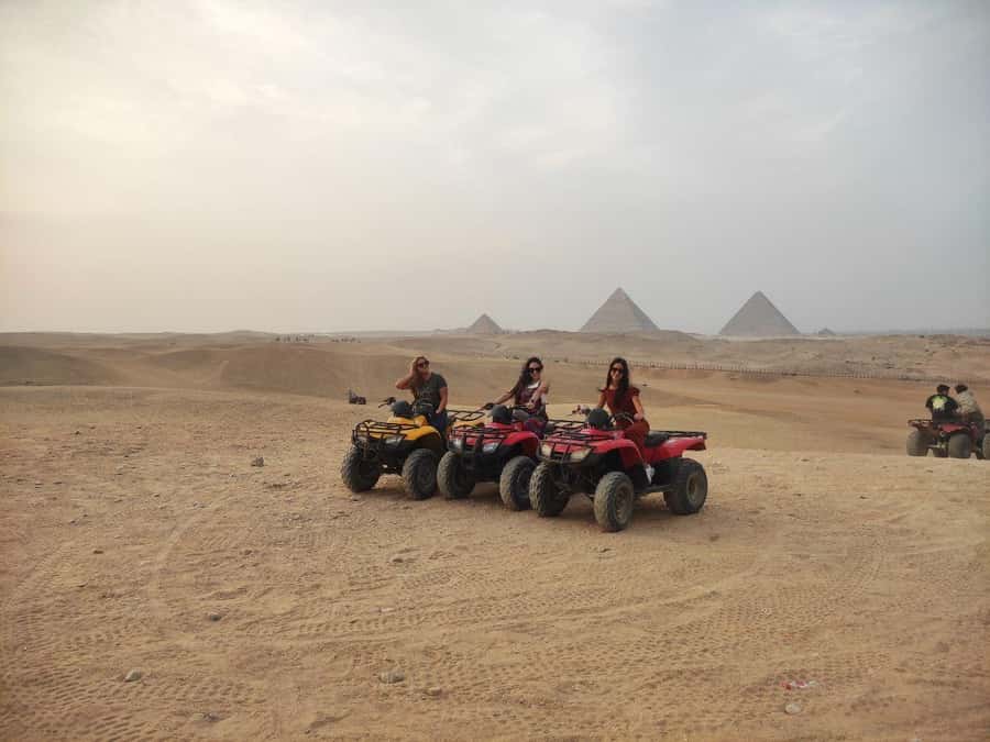 Pyramids Quad Biking Adventure - Pickup and the 3-Hour Reality (Cairo or Giza District)