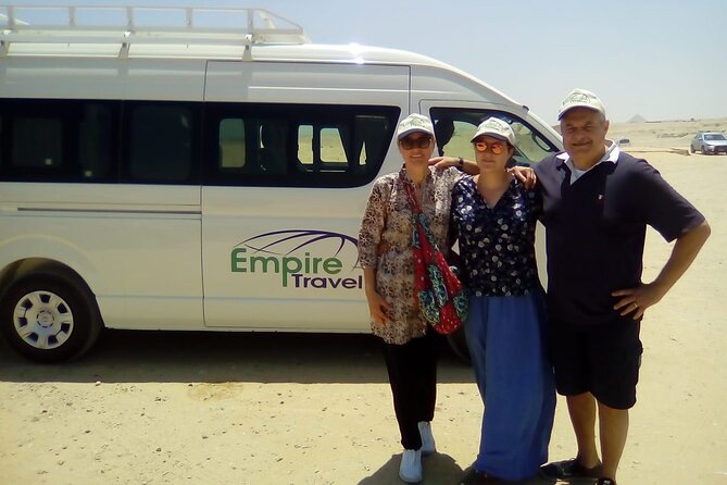 Pyramids, Sphinx, Memphis and Saqqara Full Day Private Tour - Stop 1: Pyramids of Giza (about 1 hour 30 minutes)