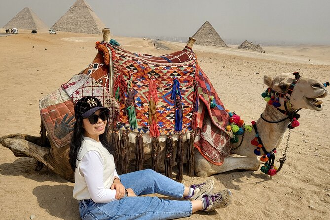 Pyramids & Sphinx Saqqara Day Tour - 30-minute camel ride: fun, but plan your comfort