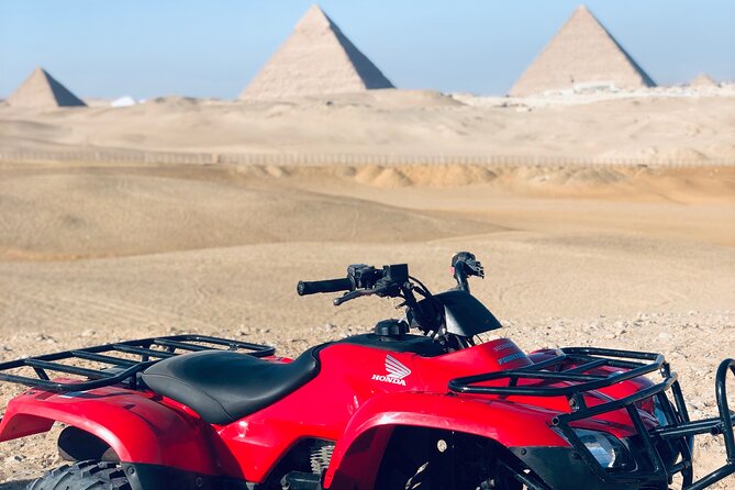 Quad Bike ATV Tours in Desert of Giza Pyramids with Egyptian Tea - Key highlights you’ll care about