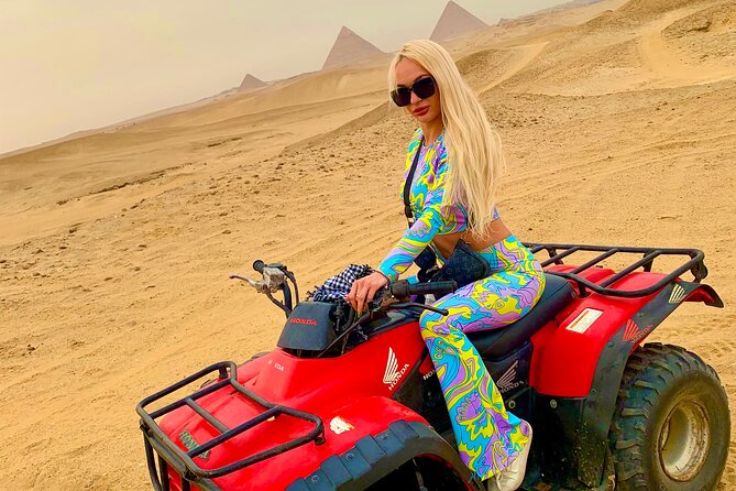 Quad Bike ATV Tours in Desert of Giza Pyramids with Egyptian Tea - Pyramids photo stop: timing and visibility tips that actually help