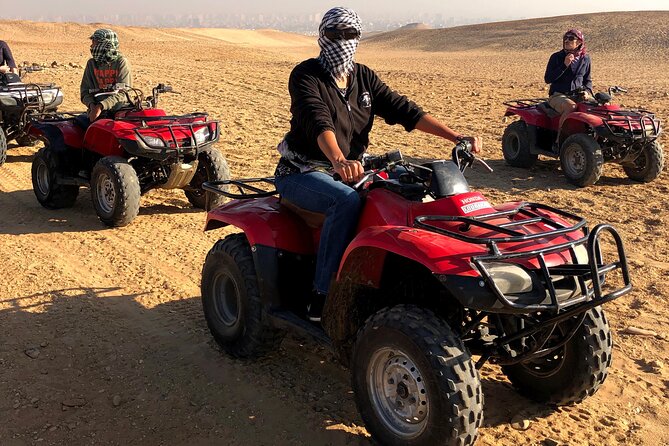 Quad Bike ATV Tours in Desert of Giza Pyramids with Egyptian Tea - Price and value: $20 and what that buys you