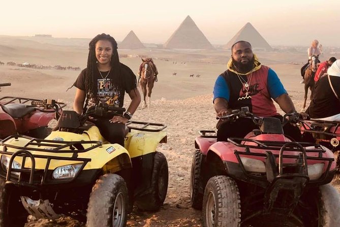 Quad Bike , Lunch and Camel Ride Private Tours from Cairo Giza Hotel - Camel Ride Around the Pyramids: 1–2 Hours and Photo Timing