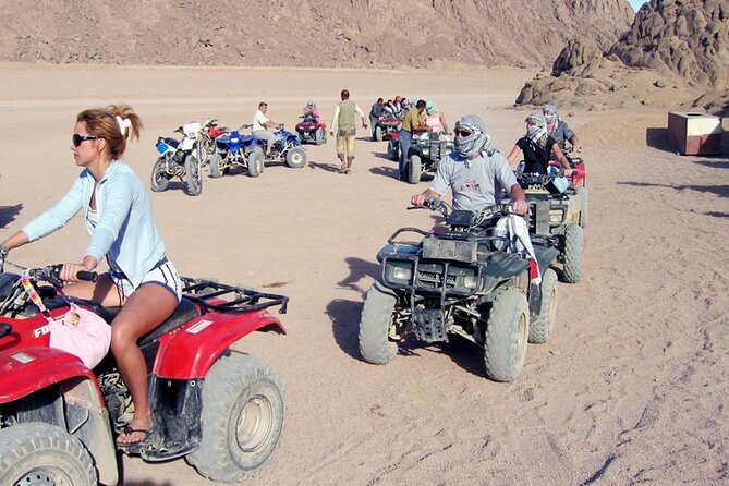 Quad biking, camel riding and stargazing in Sharm el Sheikh 5x1 - How the 5x1 Desert Day Works in Sharm el Sheikh (5 to 6 Hours)
