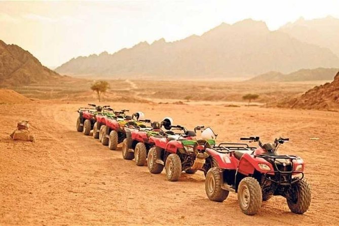 Quad Biking in the Egyptian Desert from Hurghada - First Stop: The Jeep Ride Out and the Practice Session Advantage