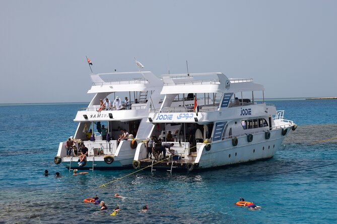 Ras Mohamed & White Island from Sharm El Sheikh by boat - White Island: The Break Between Snorkel Sessions