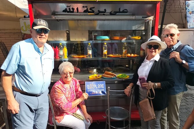 Real Cairo Food Tour Experience (Eat like a local) - El-Moez Street: monuments from outside, with food time still in view