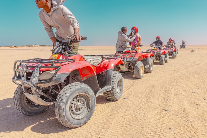 Safari Full Day ATV Quad, Buggy, Jeep, Camel in Egypt - Hurghada - Dinner and an Egyptian show at the safari camp