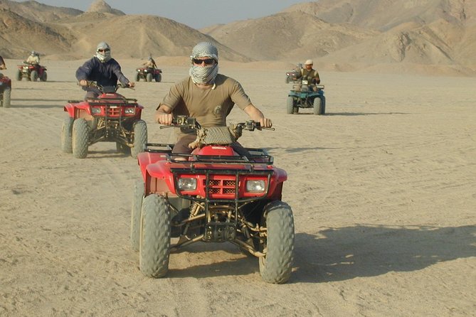 Safari Three Hours by ATV Quad Bike & Camel Ride With Transfer - Hurghada - ATV Time in Hurghada Desert: What You’re Really Buying