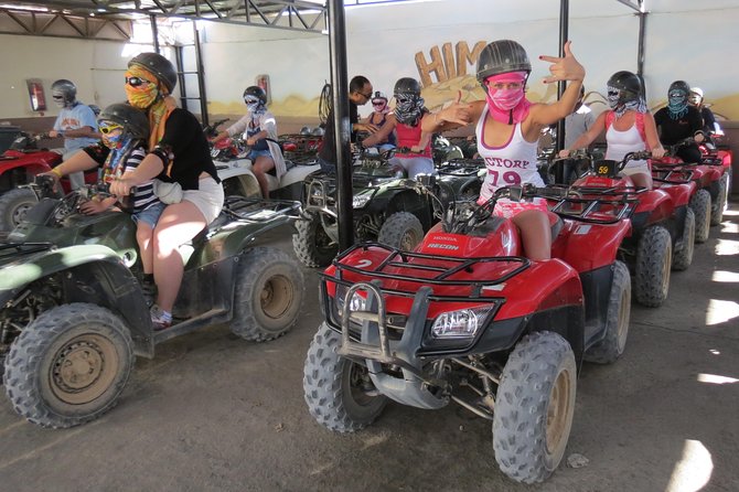 Safari Three Hours by ATV Quad Bike & Camel Ride With Transfer - Hurghada - What to Pack for Sandy Fun: Scarves, Glasses, and Water