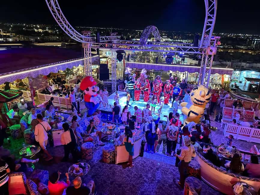 Sharm El-Sheikh: Cafe & restaurant - Farsha or New Panorama - Farsha Mountain Lounge: what makes this evening special
