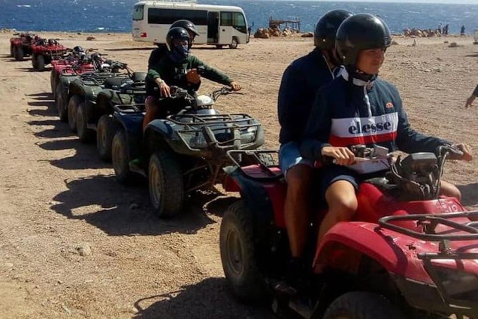 Sharm El-Sheikh: Parasailing, Camel Ride, Dive & Quad Bike - Desert to Sea: How the Day Moves From Quad Bikes to Camels