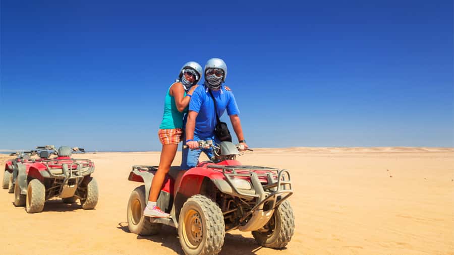Sharm El Sheikh: Quad Biking trip with Authentic Bedouin Tea - Getting started: hotel pickup, private bus, and timing