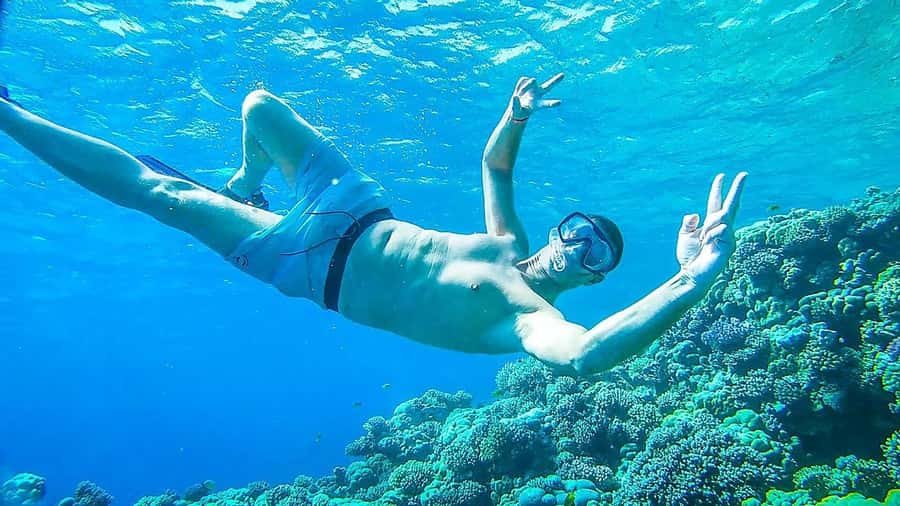 Sharm El Sheikh: Ras Mohamed and White island cruise - White Island beach time: relaxing sand with one important catch