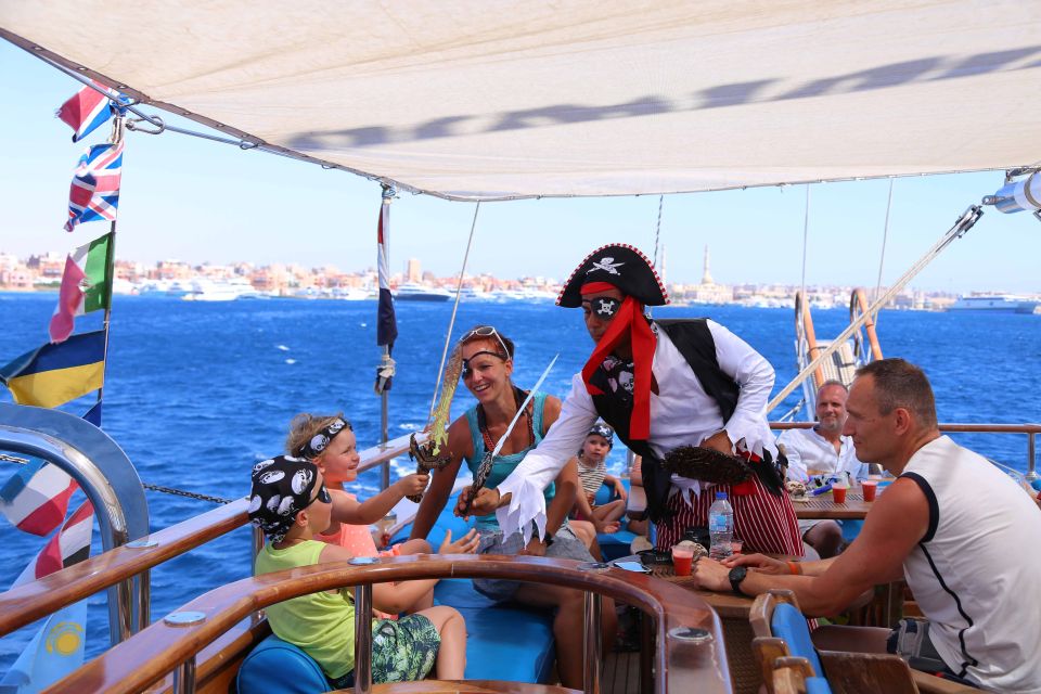 Sharm: Pirates Sailing Boat cruise with transfers & lunch - Gear and Masks: The Small Item That Can Change Your Day
