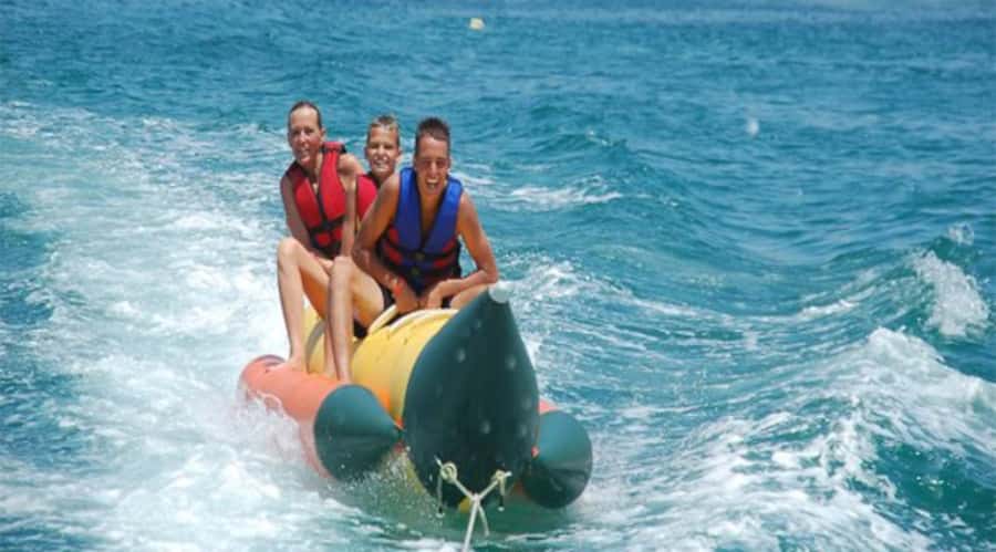 Sharm: Water Sports Adventure Day with Hotel Transfer - Old Market glass-bottom boat: see the Red Sea without booking a long swim