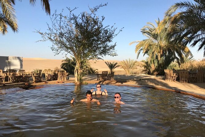 Siwa Oasis Tour 3 Day 2 Nights from Cairo - Day 2: Lake Siwa Salt Water and the Great Sand Sea (4x4 + Sandboarding)