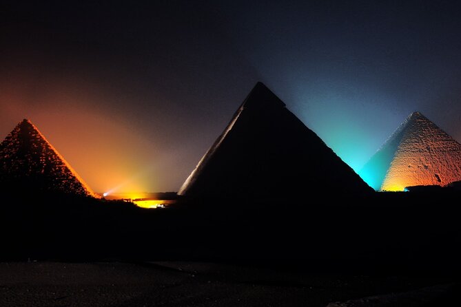 Sound and Light Show at Giza Pyramids including Private Transfer from Cairo - Where you sit matters: Valley Temple and the Sphinx view
