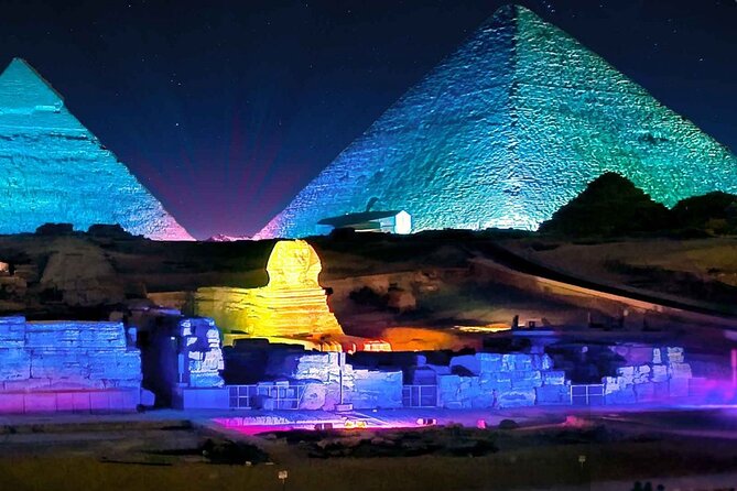 sound and light show Giza pyramids Overview - Getting there: pickup, timing, and what 2–4 hours means