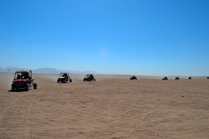 Stargazing Safari Adventure by Jeep with Bedouin Dinner-Hurghada - Watching the Sunset on the Hill Between Mountains