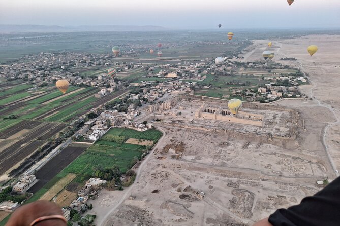 Sunrise Hot Air Balloon Ride over Luxor West Bank - On-board guide commentary: turning a view into understanding