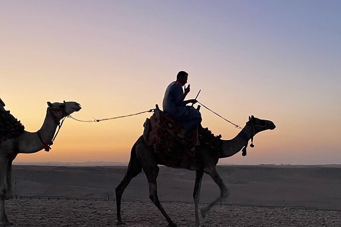 sunset at Giza pyramids by camels - How Long Is the Tour, and What Does 3 Hours Add Up To?