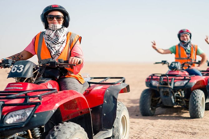 Sunset Desert Safari Trip by Quad Bike - The 32 km Guided Sand Ride: What It’s Like in Motion