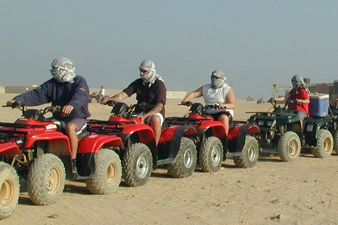 Super Safari ATV Quad, Camel, BBQ Dinner &Show in Sharm El Sheikh - Quad biking through Sharm El Sheikh desert: adrenaline with guardrails