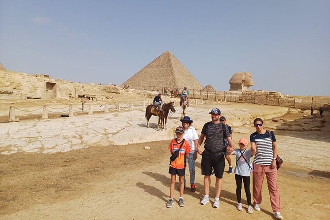 The Giza Pyramids, the Great Sphinx, and Local Lunch. - Great Sphinx and Valley Temple: The Lion-Pharaoh Link