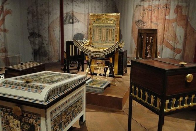 The Giza Pyramids & The museum of Egyptian civilization - Museum of Egyptian Civilization: Tutankhamun Displays and 5000-Year-Old Art