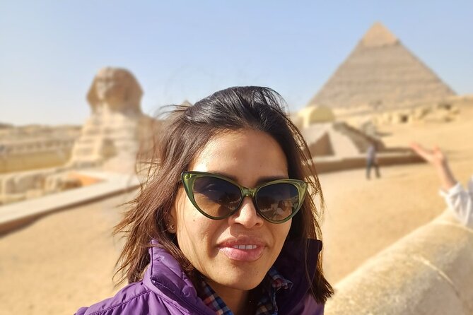 The Great Giza Pyramids and NMEC - Giza Plateau: Great Pyramid, Sphinx, and Valley Temple in one flow