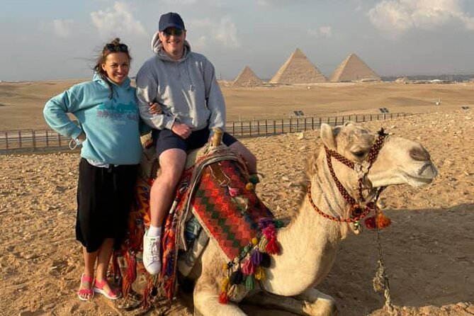 Top Half Day Tour To Giza Pyramids And Sphinx - Great Sphinx and the Valley Temple area: the payoff for photos
