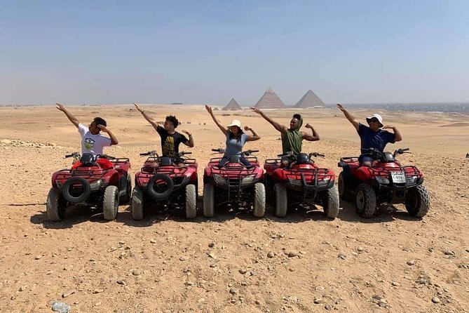 Top rated ATV quad bike at the Desert of Giza Pyramids - The ATV intro: instruction for first-timers (and a safer start)