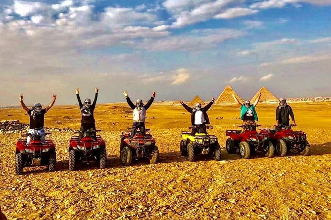 Top rated ATV quad bike at the Desert of Giza Pyramids - Included perks that quietly add value